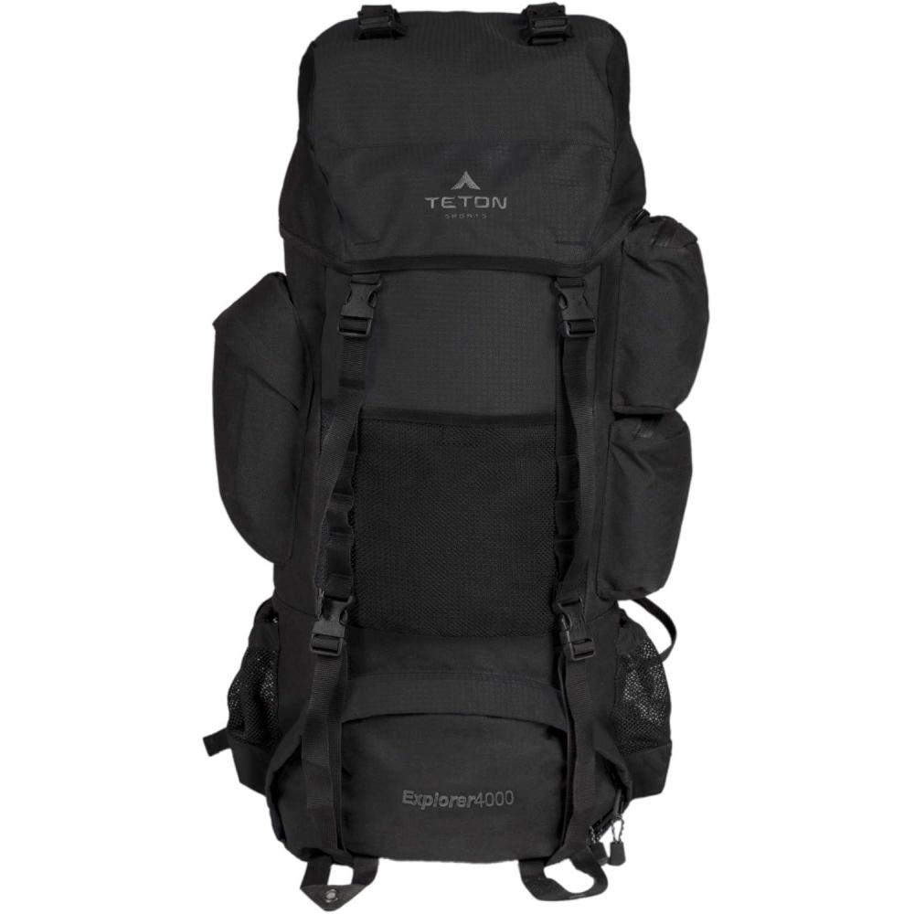 imageTeton 75L Explorer Internal Frame Backpack for Hiking Camping Backpacking Rain Cover Included OliveBlack