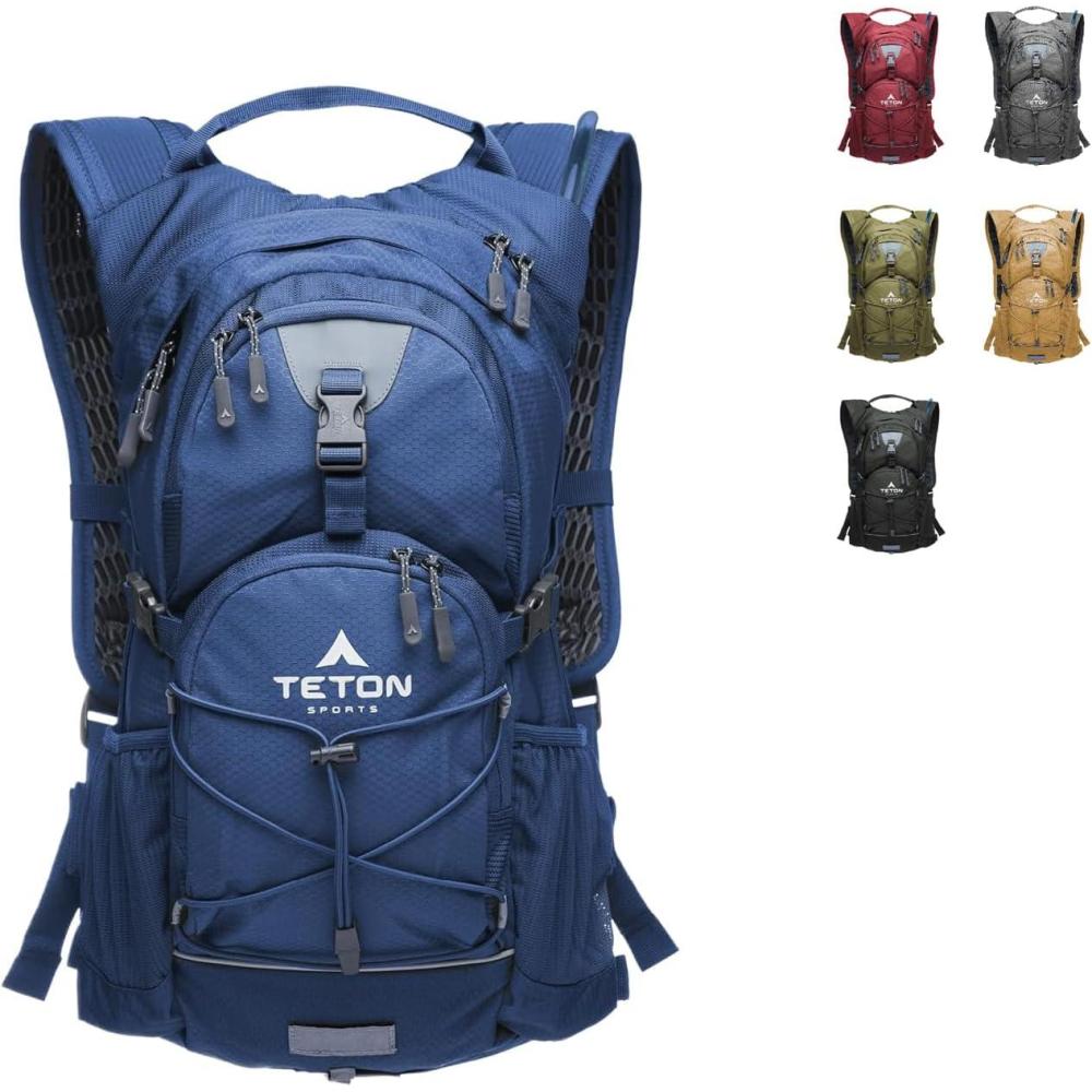 imageTeton OasisTrailrunner Hydration Backpack Lightweight Water Pack with 2L3L Bladder for Hiking Running Cycling Biking 2L18L22L Sizes Sewnin Rain Cover Fits Men and WomenVenice