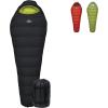 Teton LEEF Lightweight Mummy Sleeping Bag Perfect for Camping, Hiking, and Backpacking; Cold Weather Option, Compression Sack Included – Moss & Sky, 0F(Black/Sage)