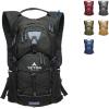 Teton Oasis/Trailrunner Hydration Backpack – Lightweight Water Pack with 2L/3L Bladder for Hiking, Running, Cycling, Biking – 2L/18L/22L Sizes – Sewn-in Rain Cover – Fits Men and Women(Onyx)