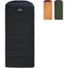 TETON Sports Deer Hunter Sleeping Bag, Warm and Comfortable Camping Sleeping Bag, Teton Tough Canvas Shell for Camping, Hunting, and Cold Weather(Charcoal & Blue)