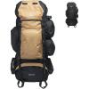 Teton 75L Explorer Internal Frame Backpack for Hiking, Camping, Backpacking, Rain Cover Included, Olive(Buck Brown)