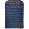 Teton Mammoth Queen Size Double Sleeping Bag- A Warm Bag The Whole Family can Enjoy – Great for Camping, Hunting and Base Camp. Compression Sack Included(Blue)