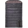 Teton Mammoth Queen Size Double Sleeping Bag- A Warm Bag The Whole Family can Enjoy – Great for Camping, Hunting and Base Camp. Compression Sack Included(Grey (Cotton Flannel Liner))