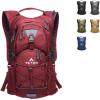 Teton Oasis/Trailrunner Hydration Backpack – Lightweight Water Pack with 2L/3L Bladder for Hiking, Running, Cycling, Biking – 2L/18L/22L Sizes – Sewn-in Rain Cover – Fits Men and Women(Pomegranate)