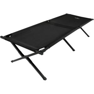 Teton Camping Cot with Patented Pivot Arm, Folding Camping Cot, Durable Heavy Duty Canvas, Comfortable Sleeping Bed for Adults, Portable(Outfitter L)