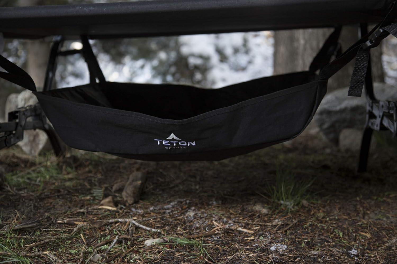 imageTeton Cot Organizer Great Camping and Hunting Gear Perfect Companion to the Teton Camping Cots A Must Have Under Cot Storage