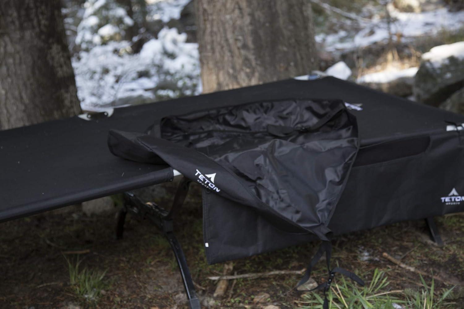 imageTeton Cot Organizer Great Camping and Hunting Gear Perfect Companion to the Teton Camping Cots A Must Have Under Cot Storage