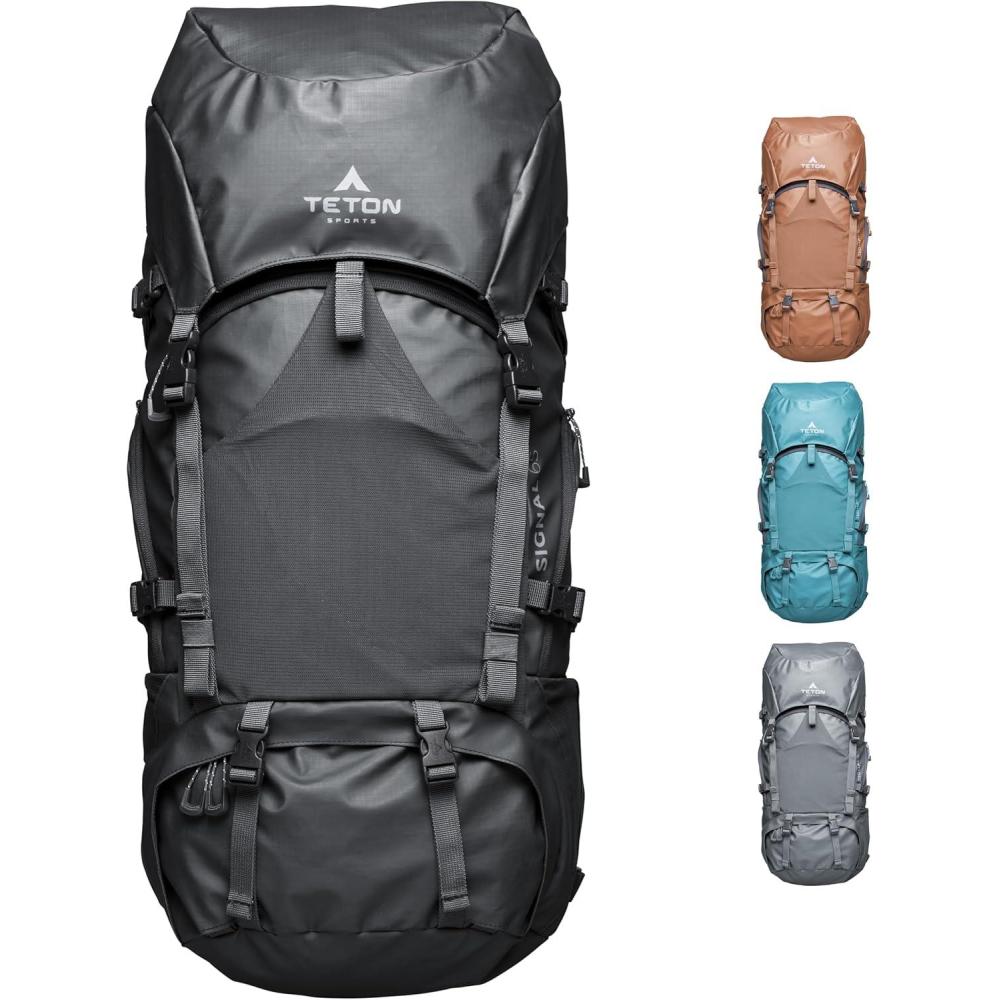 imageTeton 85L Signal backpack durable and ready for hiking camping or backpacking Perfect lightweight travel bag with more room than you think OnyxOnyx