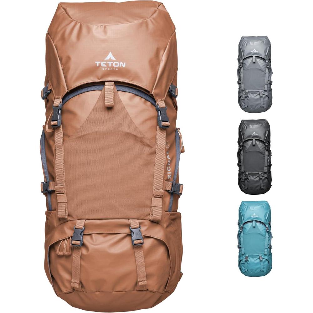 imageTeton 85L Signal backpack durable and ready for hiking camping or backpacking Perfect lightweight travel bag with more room than you think OnyxTerra