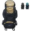 Teton 45L Scout Internal Frame Backpack for Hiking, Camping, Backpacking, Rain Cover Included, Bluejay(Buck Brown)