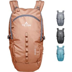 Teton 30L Numa backpack, durable and ready for hiking, camping or backpacking. Perfect lightweight travel bag with more room than you think, Terra(Terra)