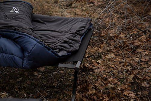 image:imageTeton 0 Degree Polara Sleeping Bag for Adults Great for All Weather Camping Hunting Versatile Outdoor Sleeping Bag Lightweight Warm Comfortable Compression Sack IncludedBlue