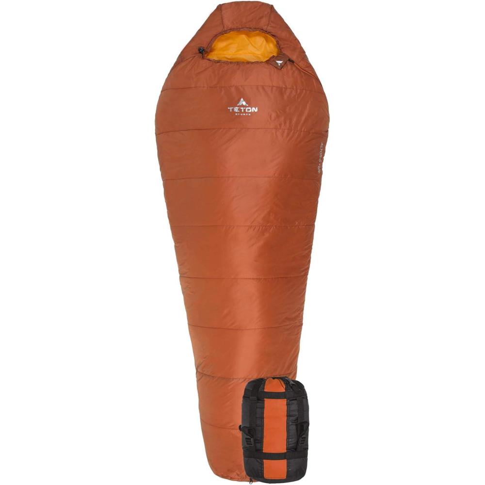 image:imageTETON Sports ALTOS 20 Degree and 0 Degree Sleeping Bag for Adults Lightweight Warm Mummy Sleeping Bag for Camping Hiking BackpackingSynthetic 20f