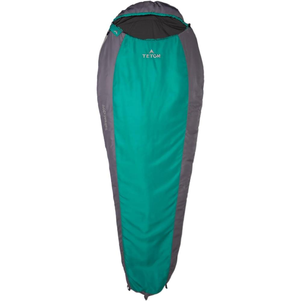 image:imageTeton 20F and 5F Degree Sleeping Bag Lightweight Warm Weather Mummy Sleeping Bags for Adults and Kids Camping Backpacking HikingTeal Green