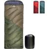 Teton Celsius Regular, 25F, 20F, 0F Degree Sleeping Bags, All Weather Bag for Adults and Kids, Camping Made Easy and Warm, Travel Sack Included(Ivy)
