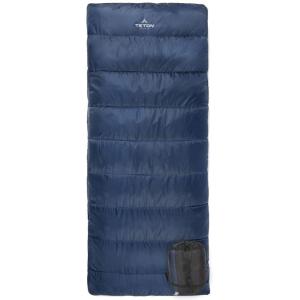 Teton 0 Degree Polara Sleeping Bag for Adults, Great for All Weather Camping, Hunting, Versatile Outdoor Sleeping Bag, Lightweight, Warm, Comfortable, Compression Sack Included(Blue)
