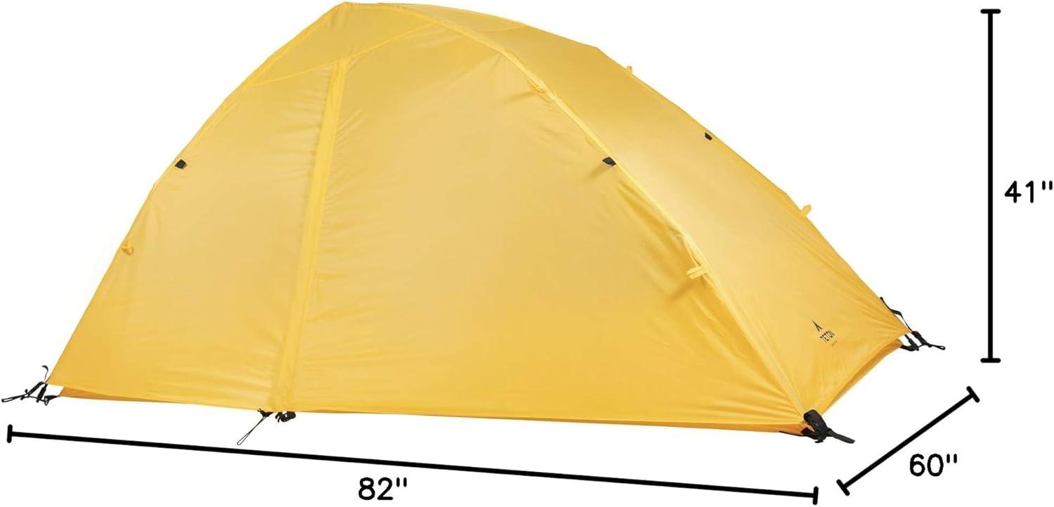 image:imageTeton Sports Vista Quick Tent Dome Camping and Backpacking Tent Easy Instant Setup ClipOn Rainfly IncludedYellow