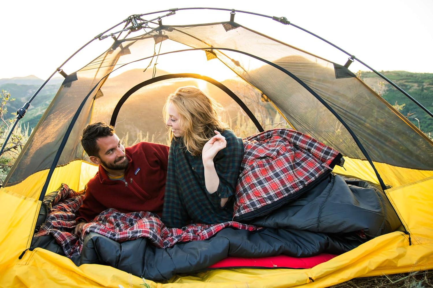 image:imageTeton Sports Vista Quick Tent Dome Camping and Backpacking Tent Easy Instant Setup ClipOn Rainfly IncludedYellow