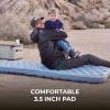 Teton Inflatable Sleeping Pad, Sleeping Mat for Camping, Backpacking, Hiking(Skyline Regular  Redwood)