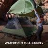 Teton Sports Vista Quick Tent; Dome Camping and Backpacking Tent; Easy Instant Setup; Clip-On Rainfly Included(Yellow)
