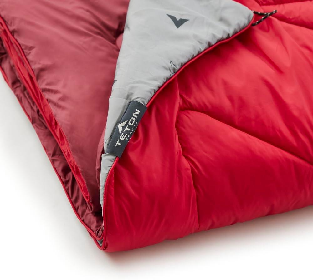 image:imageTeton Camp Blanket Outdoor Blanket Machine Washable Picnics Car Camping Overlanding Outdoor AdventureRuby RedGarnet Red