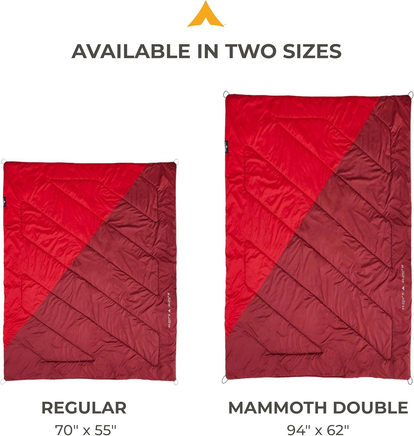 image:imageTeton Camp Blanket Outdoor Blanket Machine Washable Picnics Car Camping Overlanding Outdoor AdventureRuby RedGarnet Red