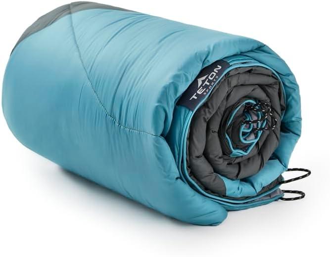 image:imageTeton Camp Blanket Outdoor Blanket Machine Washable Picnics Car Camping Overlanding Outdoor AdventureTeal BlueSlate Grey