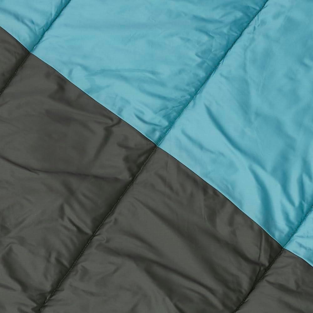image:imageTeton Camp Blanket Outdoor Blanket Machine Washable Picnics Car Camping Overlanding Outdoor AdventureTeal BlueSlate Grey