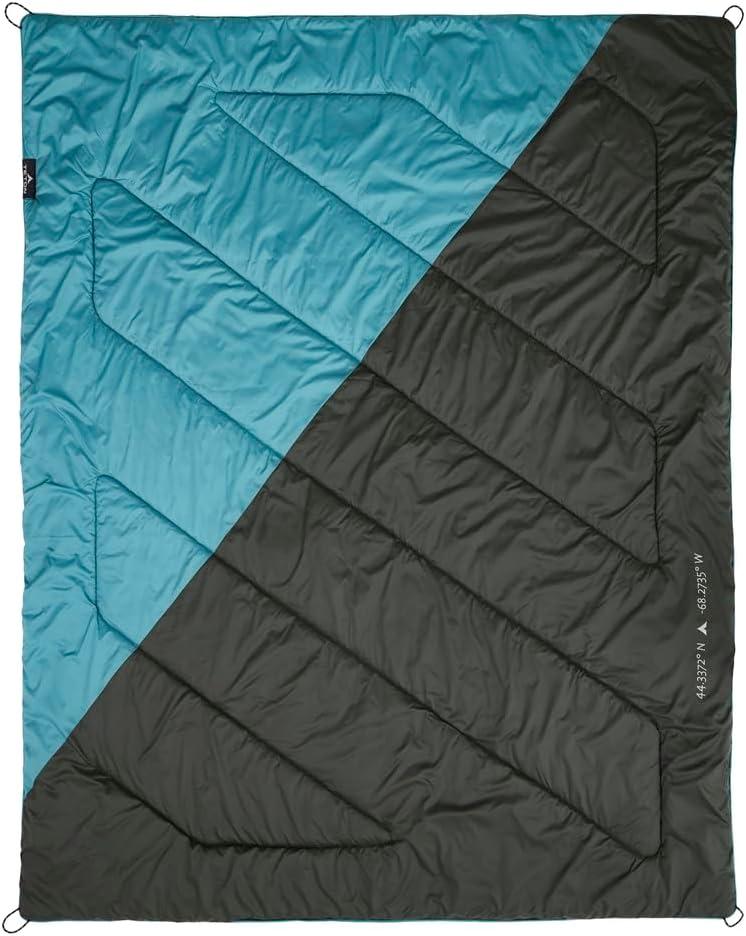 image:imageTeton Camp Blanket Outdoor Blanket Machine Washable Picnics Car Camping Overlanding Outdoor AdventureTeal BlueSlate Grey