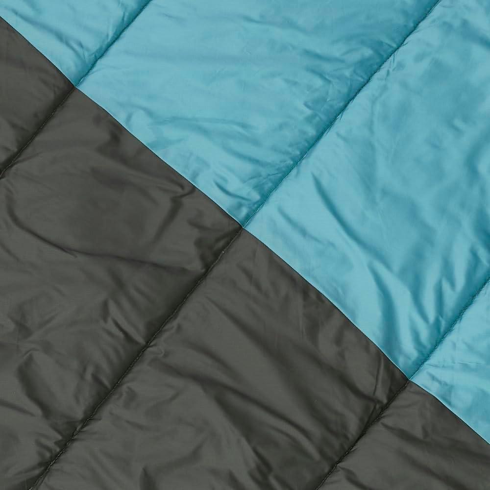 image:imageTeton Camp Blanket Outdoor Blanket Machine Washable Picnics Car Camping Overlanding Outdoor AdventureTeal BlueSlate Grey