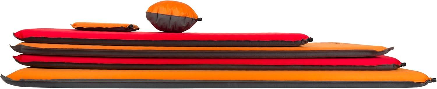 image:imageTeton Camping Seat Cushion Stadium Seat Office Chair Car Pad Inflatable RedwoodOrange