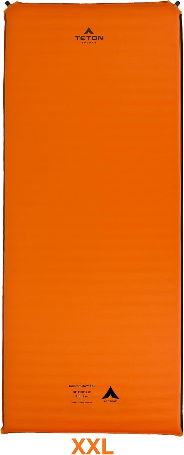image:imageTeton Camping Seat Cushion Stadium Seat Office Chair Car Pad Inflatable RedwoodOrange