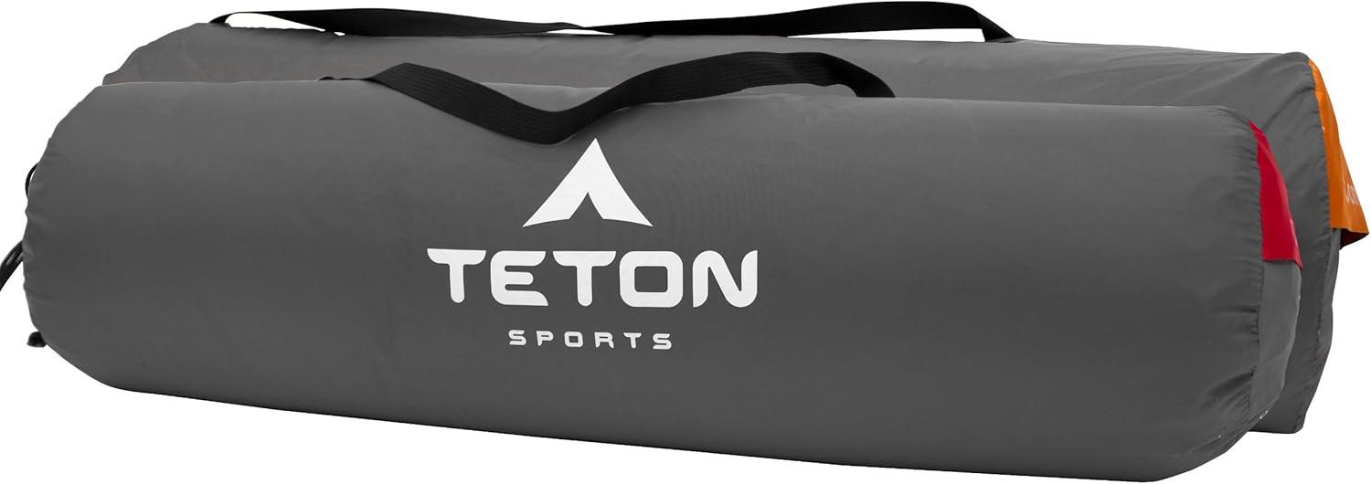 image:imageTeton Camping Seat Cushion Stadium Seat Office Chair Car Pad Inflatable RedwoodOrange