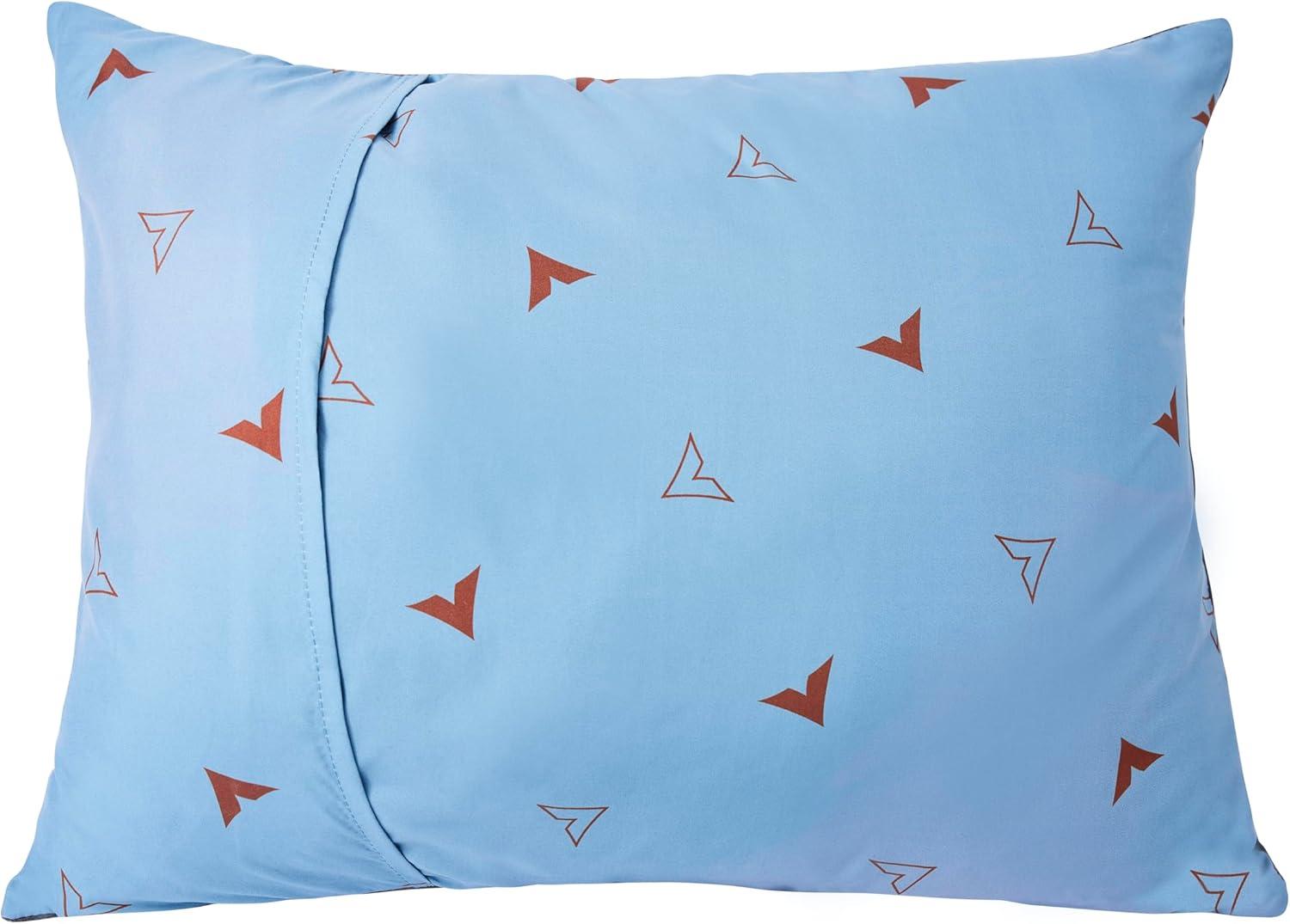 image:imageTeton Sports Camp Pillow Great for Travel Camping and Backpacking Washable Blue PlaidBluestoneCharcoal