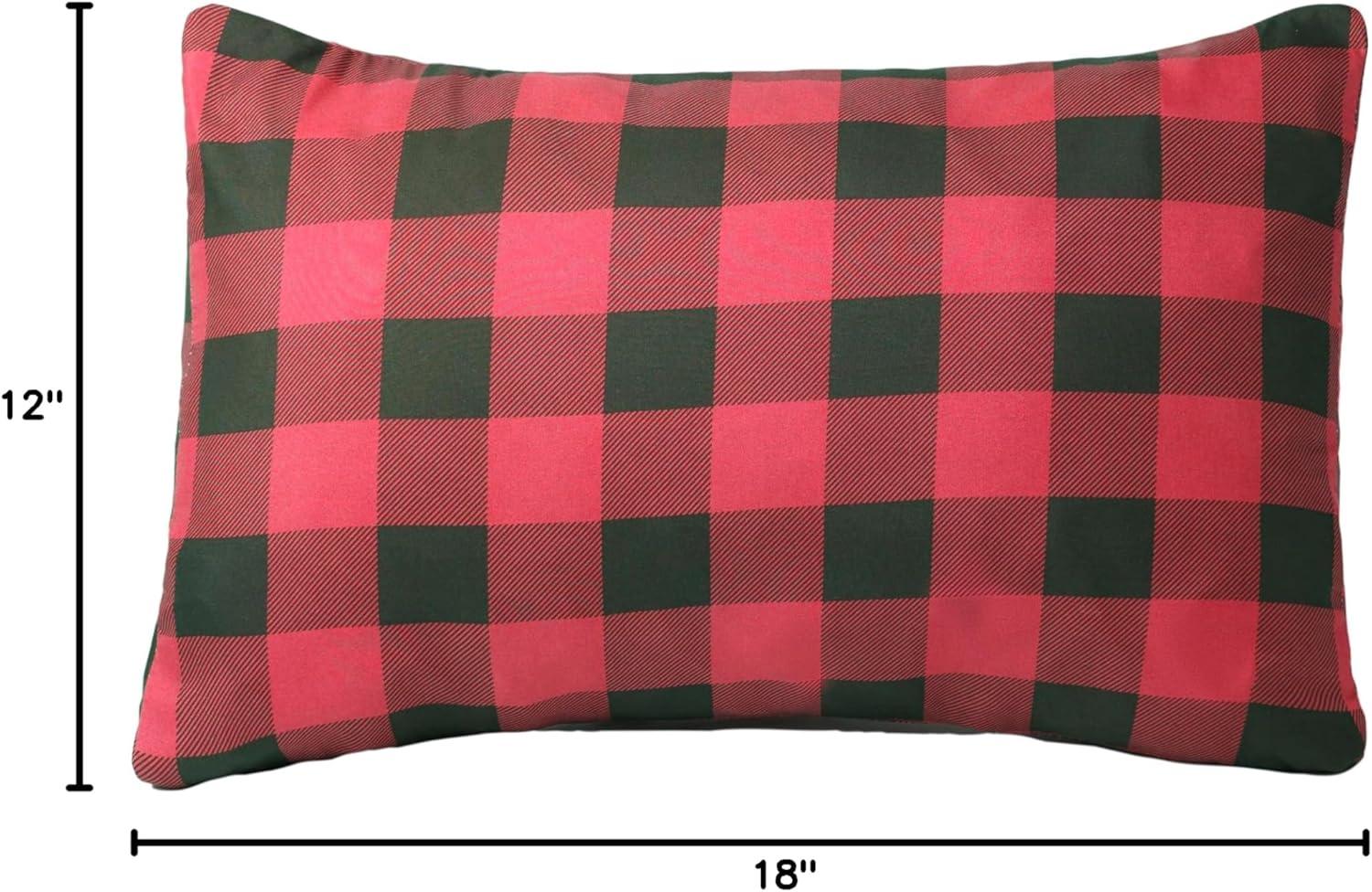 image:imageTeton Sports Camp Pillow Great for Travel Camping and Backpacking Washable Blue PlaidFox Plaid