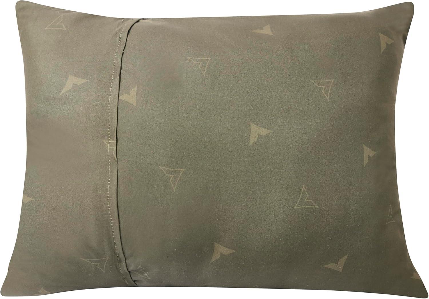 image:imageTeton Sports Camp Pillow Great for Travel Camping and Backpacking Washable Blue PlaidOliveCharcoal