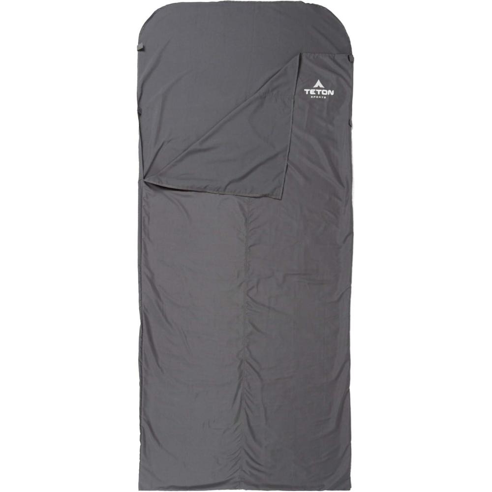 image:imageTeton Sleeping Bag Liner A Clean Sheet Set Anywhere You Go Perfect for Travel Camping and Anytime Youre Away from Home Overnight Machine Washable Travel Sheet Set for Your Sleeping BagXL 87 x 36 12 oz