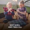 Teton Sports Camp Pillow; Great for Travel, Camping and Backpacking; Washable, Blue Plaid(Blue Plaid)