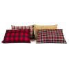 Teton Sports Camp Pillow; Great for Travel, Camping and Backpacking; Washable, Blue Plaid(Green)
