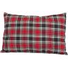 Teton Sports Camp Pillow; Great for Travel, Camping and Backpacking; Washable, Blue Plaid(Grey)