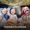 Teton Sports Camp Pillow; Great for Travel, Camping and Backpacking; Washable, Blue Plaid(Redwood/Charcoal)
