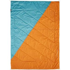 Teton Camp Blanket, Outdoor Blanket, Machine Washable, Picnics, Car Camping, Overlanding, Outdoor Adventure(Teal Blue/Copper Orange)