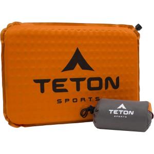 Teton Camping Seat Cushion; Stadium Seat; Office Chair; Car Pad; Inflatable, Redwood(Orange)