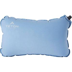 Teton Sports Camp Pillow; Great for Travel, Camping and Backpacking; Washable, Blue Plaid(Blue)