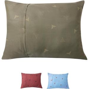 Teton Sports Camp Pillow; Great for Travel, Camping and Backpacking; Washable, Blue Plaid(Olive/Charcoal)